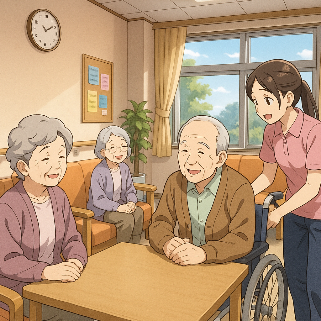 老人ホームの様子