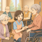 認知症老人ホームの様子