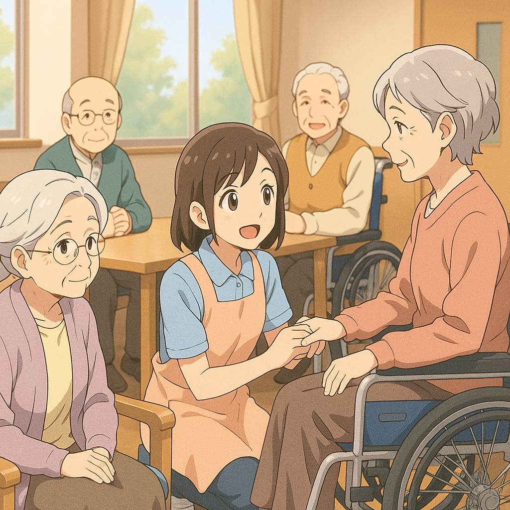 認知症老人ホームの様子