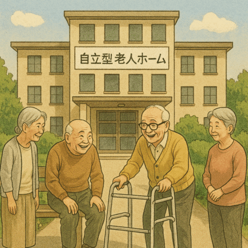 自立型老人ホームの様子
