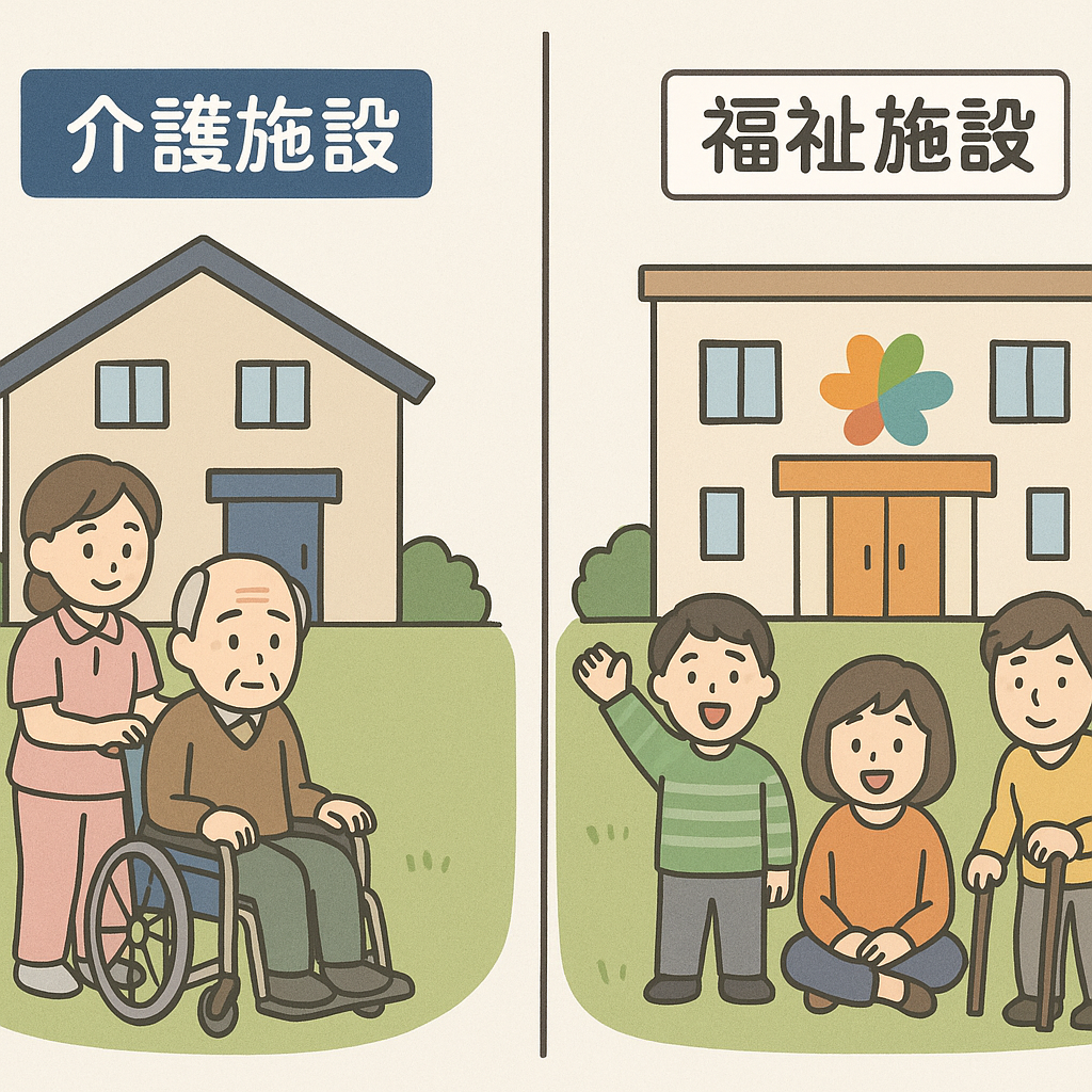 介護施設と福祉施設