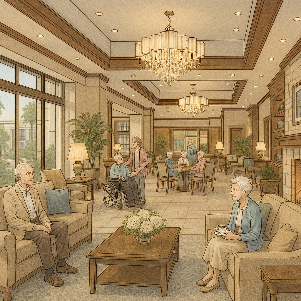 超高級老人ホームの画像