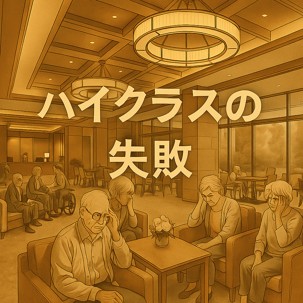 高級有料老人ホーム選びの失敗