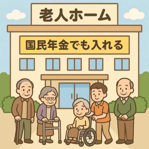 国民年金での入れる老人ホーム