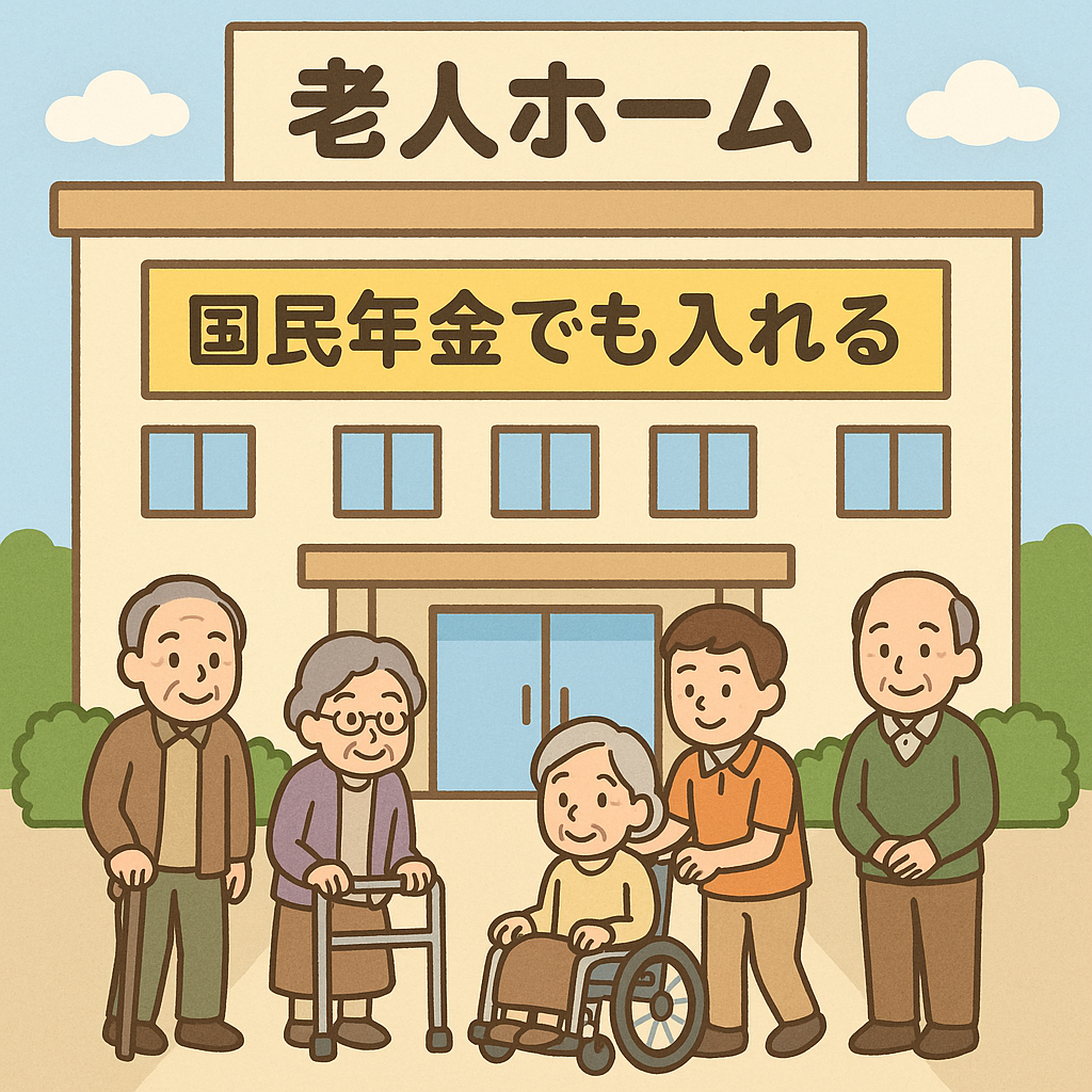 国民年金での入れる老人ホーム